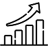 Black bicycle on white background, simple design.